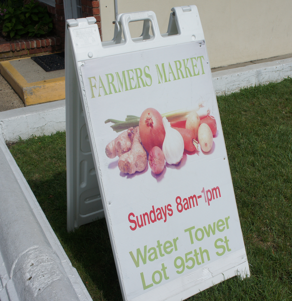 Farmers Market sign