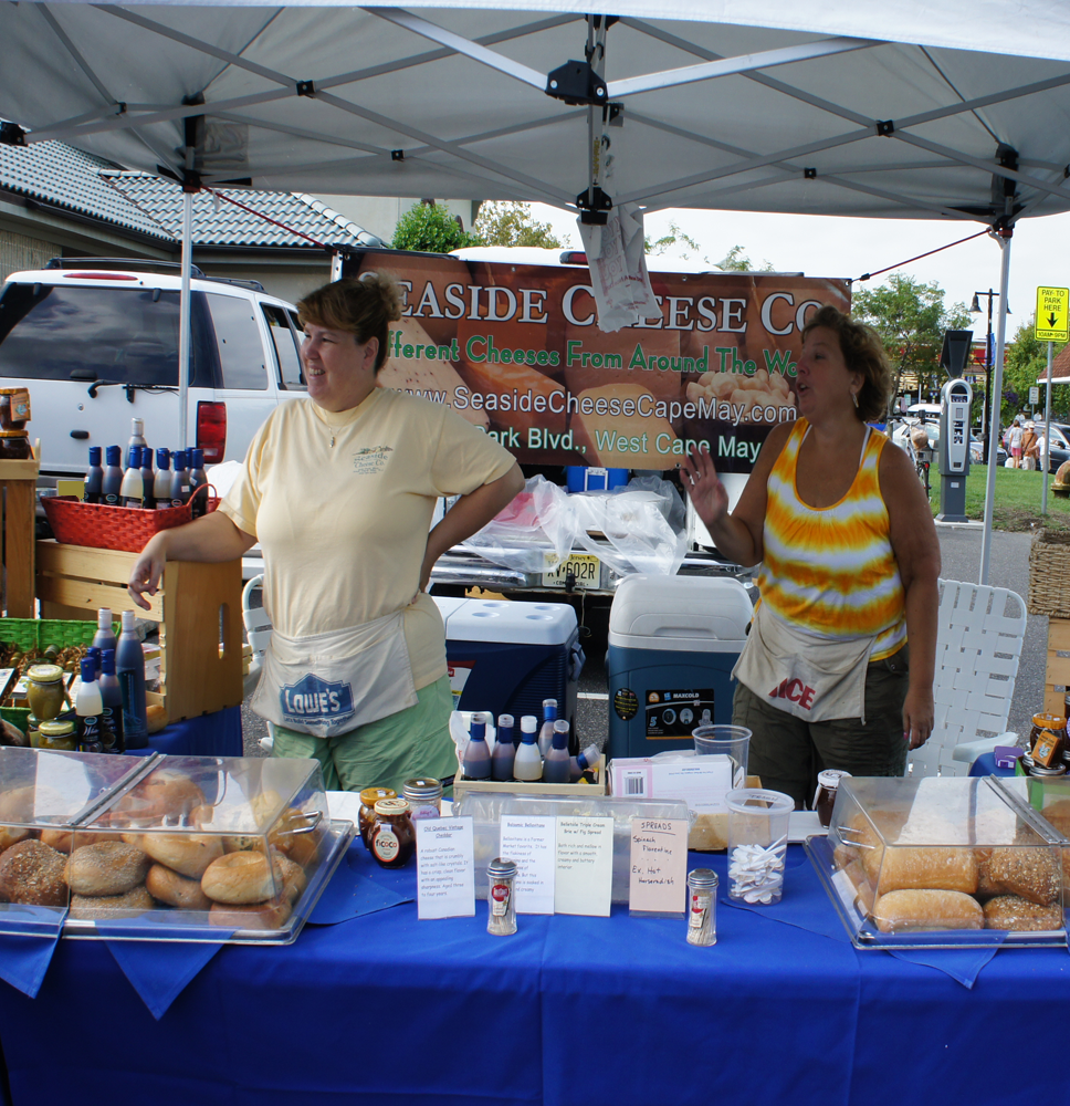 Farmers Market seaside cheese